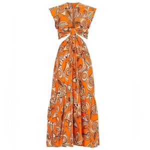 ALC Alexandria Cut-out Midi Dress